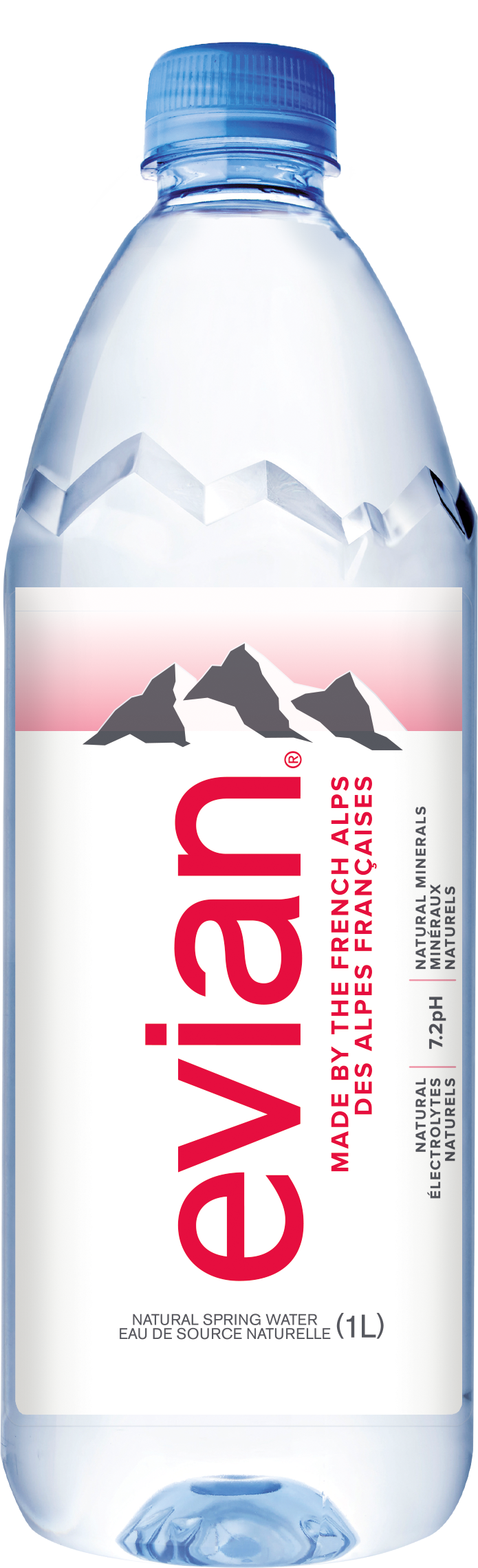 1 L Water Bottle - Natural Spring Water - Evian