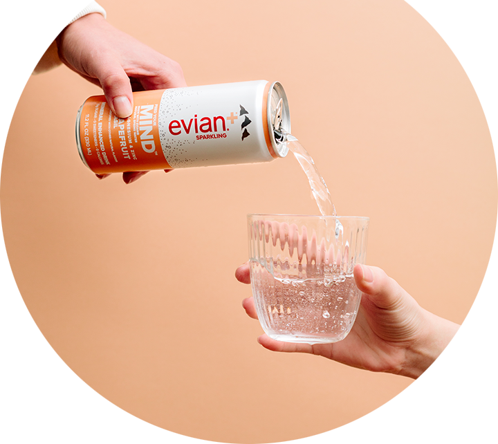 evian+ Mineral Enhanced Sparkling Drinks
