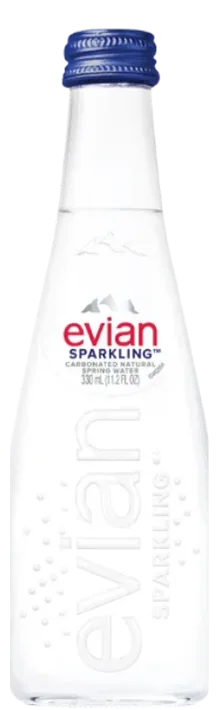 evian® Sparkling water range 330 mL