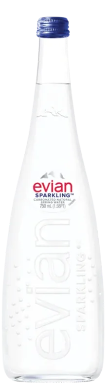 evian® Sparkling water range 750 mL