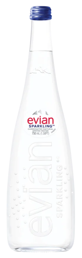 evian Sparkling Water 750mL