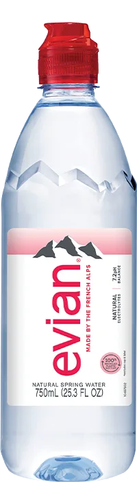 evian® 750 mL Bottle