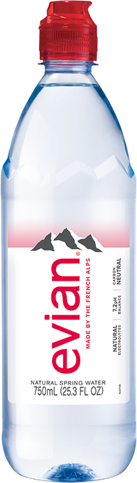 evian® 750 mL Bottle