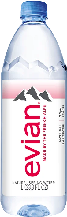 evian® 1 Liter Bottle