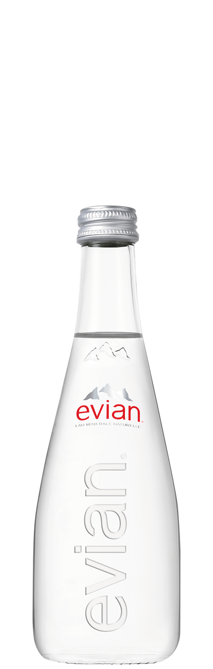 Bouteilles en verre - Evian