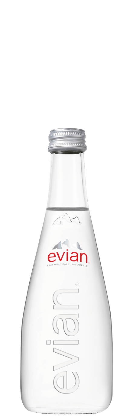 Bouteilles en verre 1L - Evian