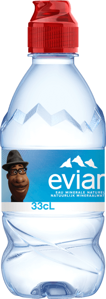 Bouteilles d'eau Evian en verre - 33 cl