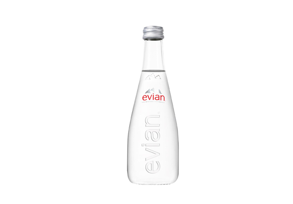 Flasche evian verre 33cl