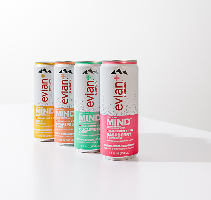 Products evian Natural Mineral Water