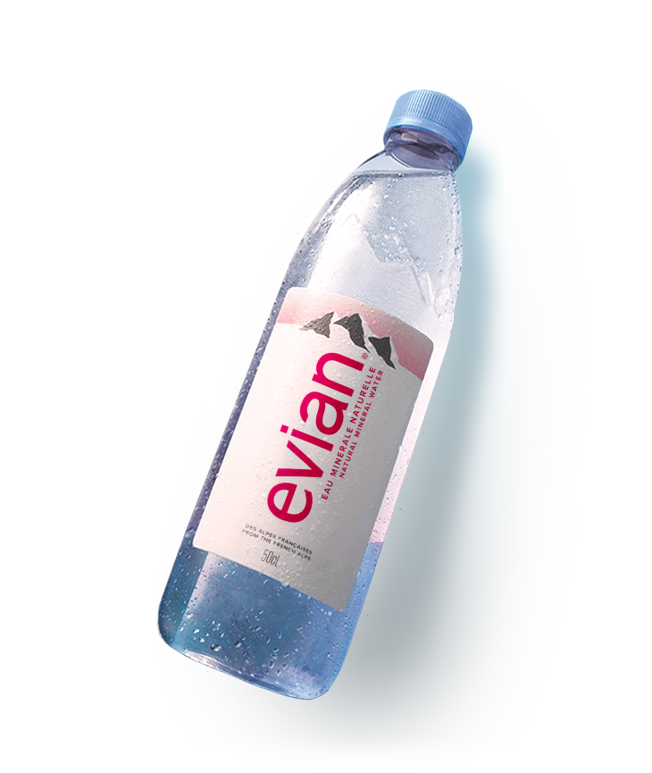 L'eau minérale naturelle telle que la nature l'a créée - Evian