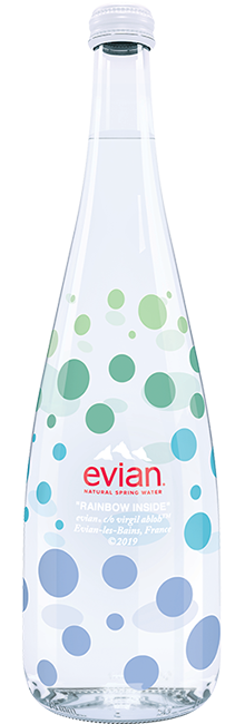 Virgil Abloh & Evian Release 75cl Water Bottle