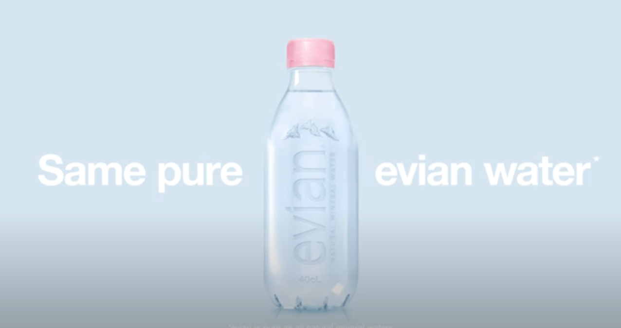 Lable-free Bottle  evian® - evian Natural Mineral Water