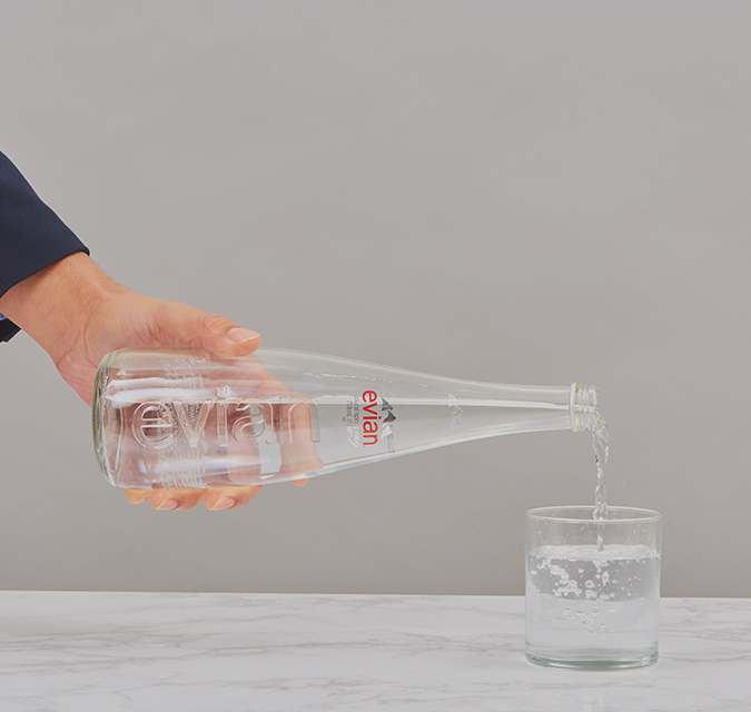 Evian 75cl - Bouteille en verre