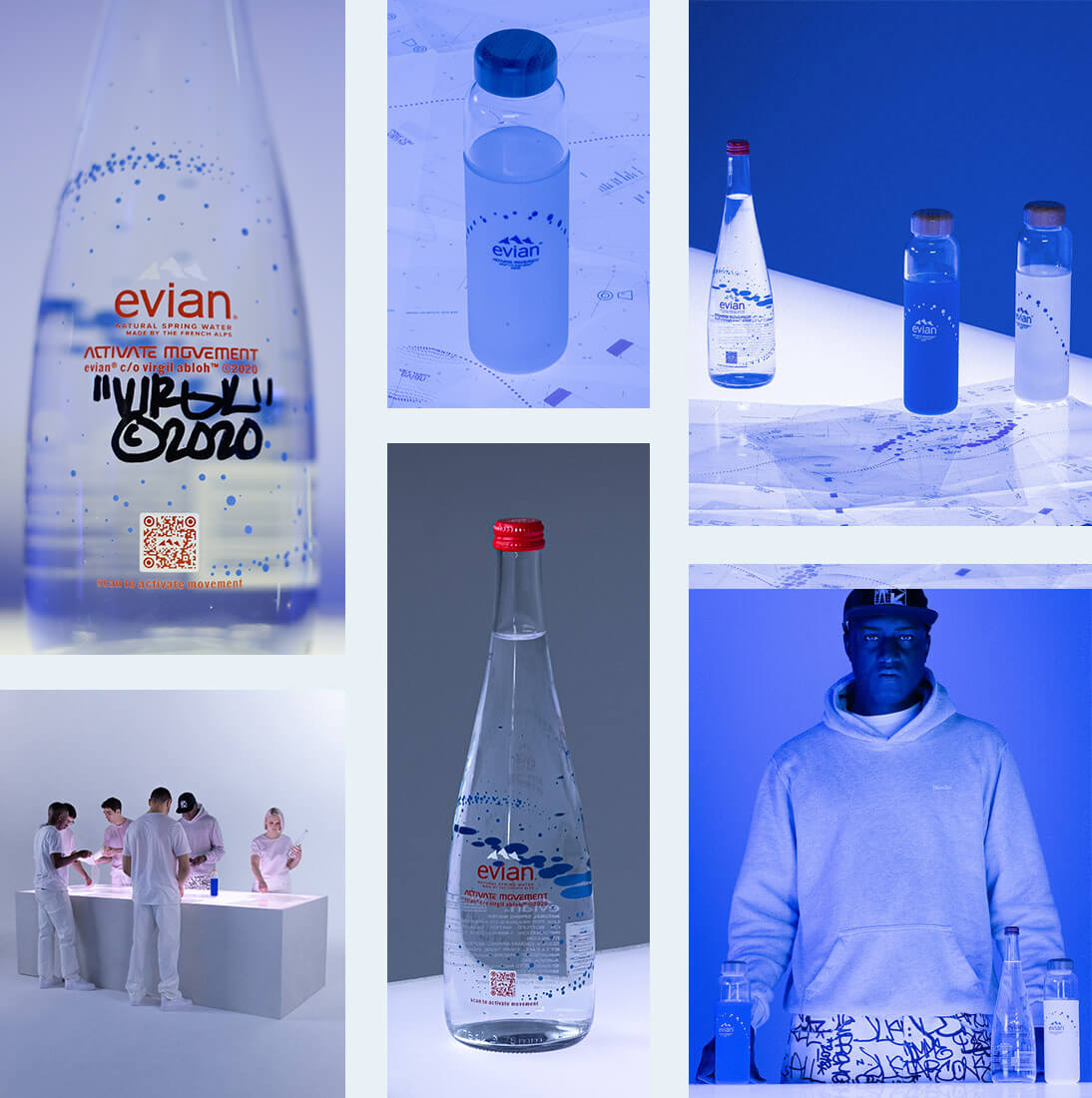 【ージルアブ】 日本未発売 EVIAN by VIRGIL ABLOH エビアン ヴァージル されており