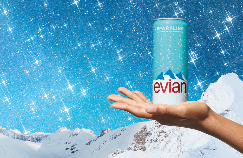 evian water tour