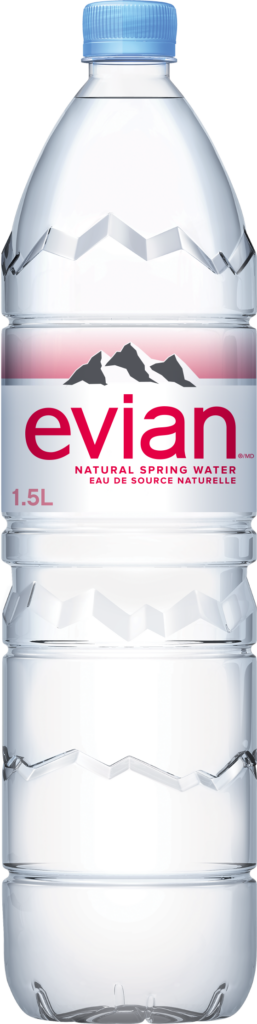 Bouteille d'eau 1.5 L - Eau Minérale Naturelle - Evian